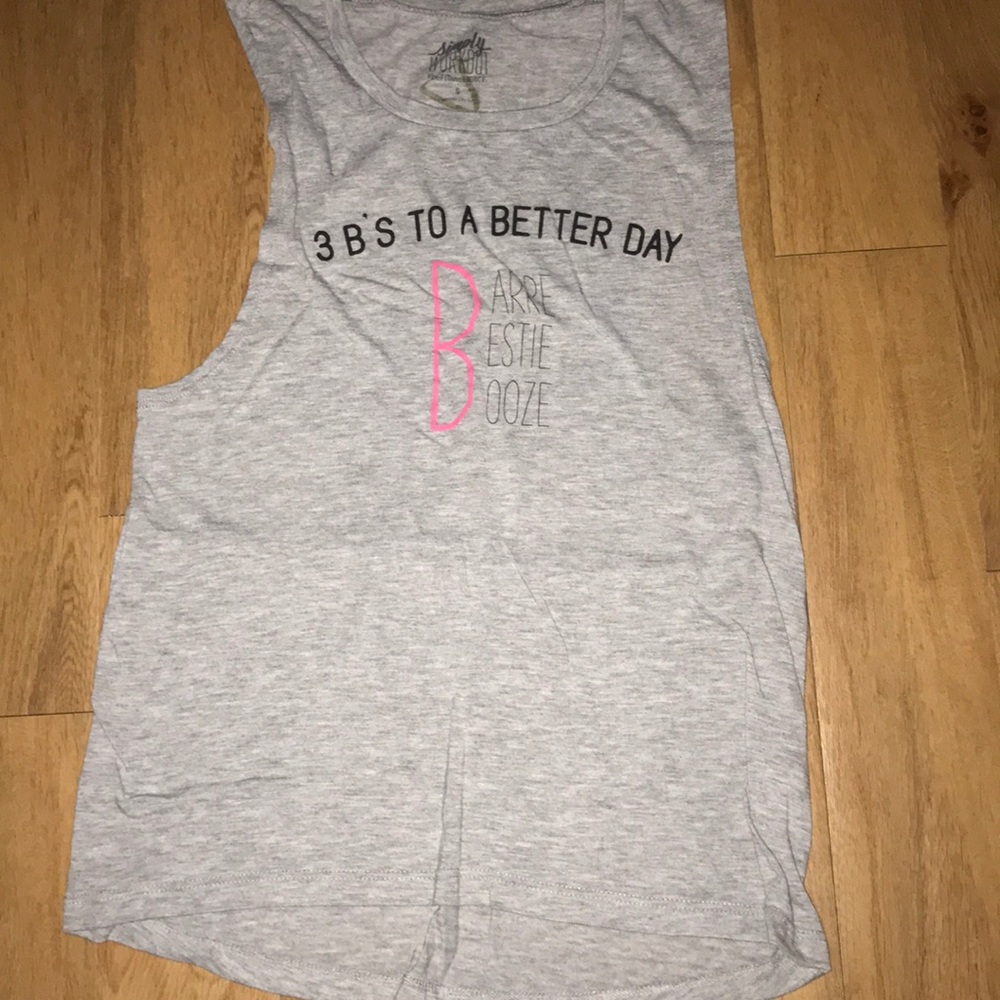Barre tank from Simply Workout